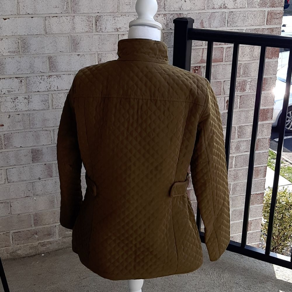 NWOT Liz Claiborne olive green outerwear jacket - Picture 6 of 13
